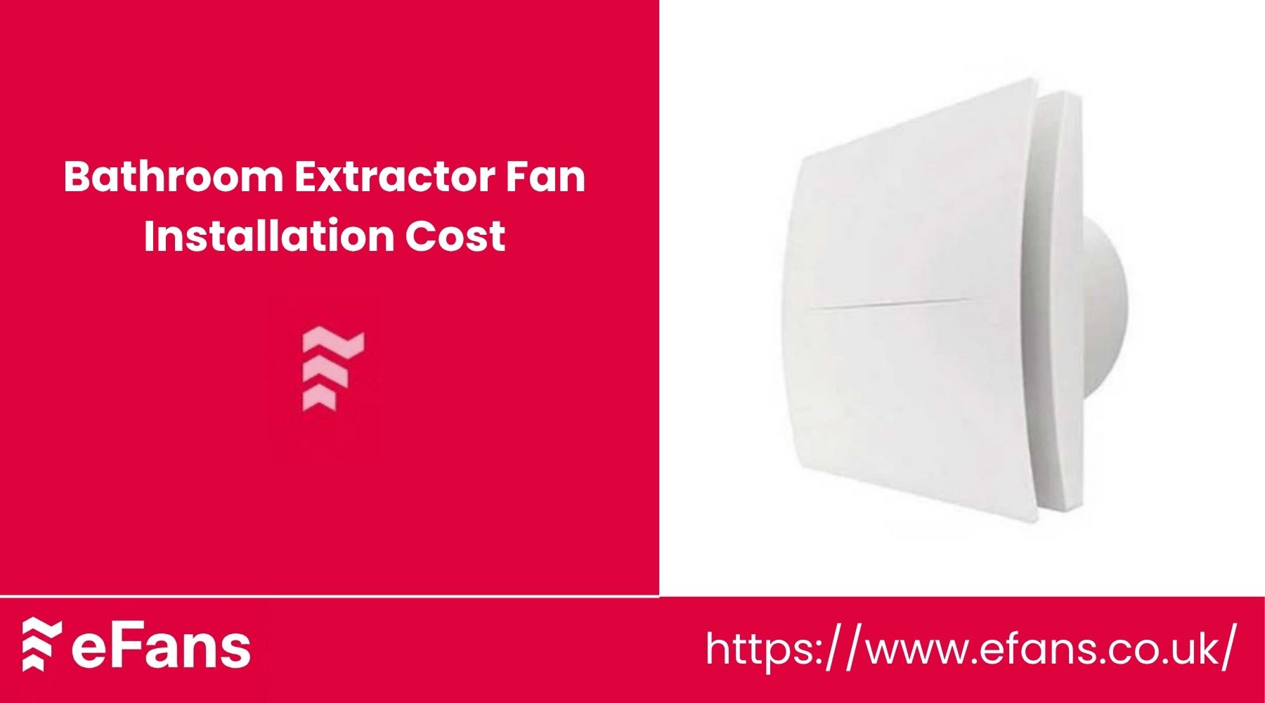 Bathroom Extractor Fan Installation Cost in 2026 | eFans Direct Ltd