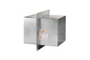 BSB FD-R Series rectangular single blade fire damper with installation plate