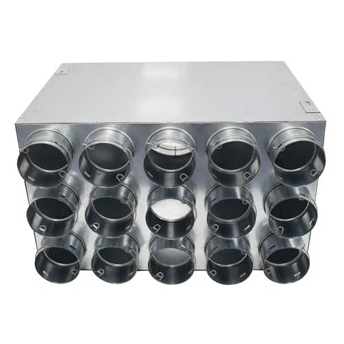 Quiet-Vent 75mm 15 Point Rear Entry Distribution Box 180mm spigot