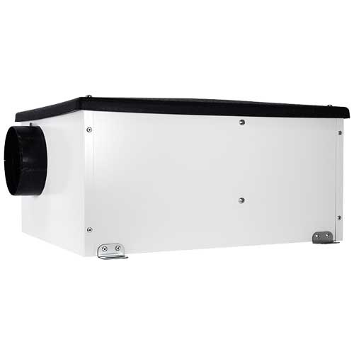 Elta PIV ONE loft-mounted positive input ventilation unit installed in attic space for improved airflow and ventilation.