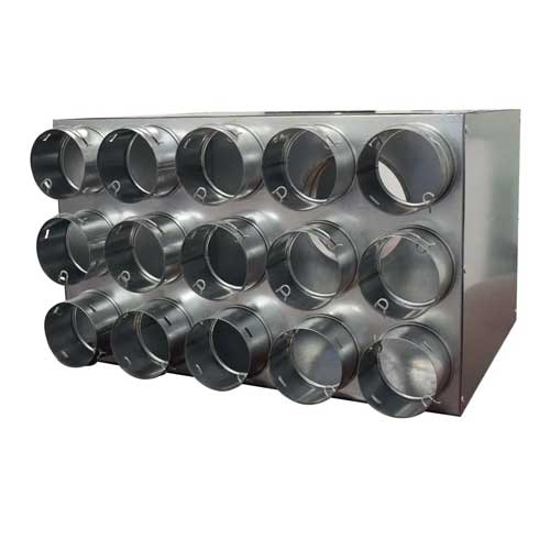 Quiet-Vent 75mm 15 Point Rear Entry Distribution Box 180mm spigot