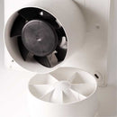 Elta FLUX DMEV 100 ventilation fan, a constant running trickle and boost extractor fan for improved air circulation.