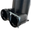 Quiet-Vent 75mm plenum for ducting, showcasing the compact, durable design of this ventilation accessory.