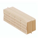 Domus Ventilation 505C louvred airbrick, 125mm ducting accessory with adjustable louvres for outdoor airflow and ventilation.
