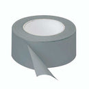 Silver Domus duct sealing tape, 50mm wide and 45m long, used for sealing ducting in ventilation systems.