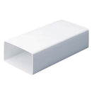 Domus Supertube 125mm flat ducting channel for ventilation systems, showcasing the durable, flat ducting accessory.