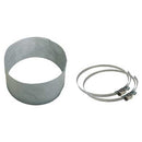 Flexible 250mm S&P duct connector for ventilation systems, made of durable material for secure duct connection.
