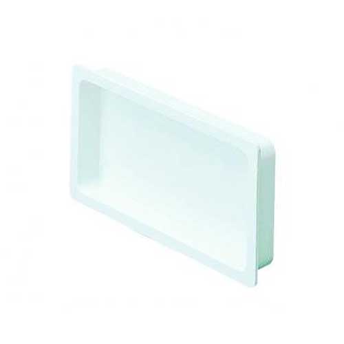 Domus Ventilation 518 Supertube end cap for ducting, 204 x 60mm, showing a black plastic end cap for ventilation systems.