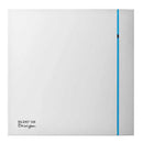 S&P white wall and ceiling axial extractor fan with 100mm diameter for ventilation, mounted on a wall or ceiling.