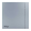 S&P Silver Swarovski 100mm axial wall and ceiling extractor fan with sleek silver finish and modern design.