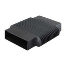 Domus Ventilation 5B303 universal ducting connector, 204x60x300mm, for HVAC and ventilation systems.