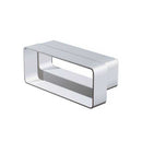 Domus Ventilation in-line rectangular duct adapter, 220x90mm to 204x60mm, for ducting and ventilation systems.