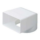 Domus DD030 elbow bend with fixed socket for ducting, made of durable material, used in ventilation systems.