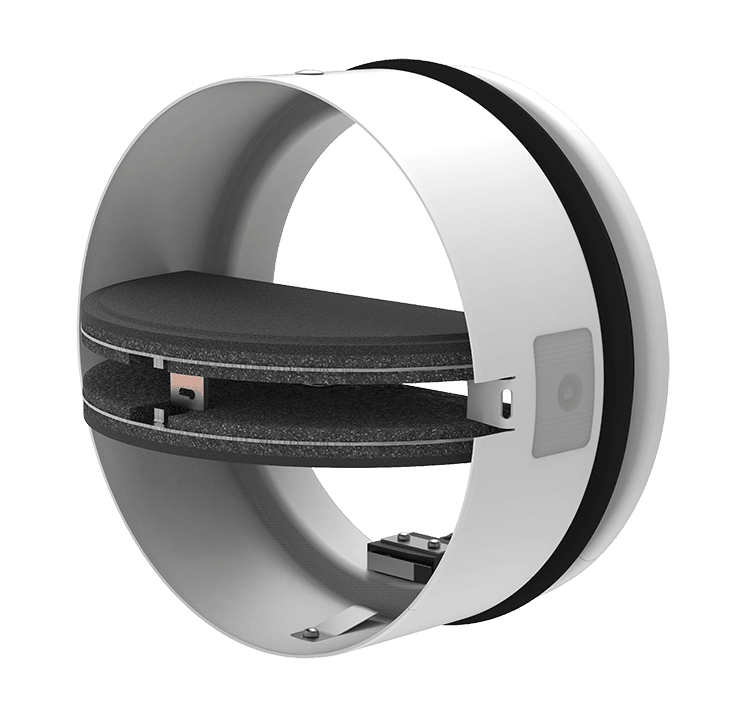 Systemair F-C2 circular cartridge fire damper