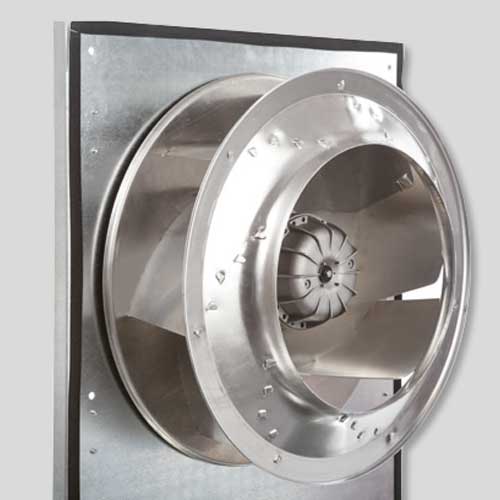 S&P IRB/2-180 inline rectangular duct roof fan, 180mm size, designed for ventilation with a sturdy metal housing and blade.