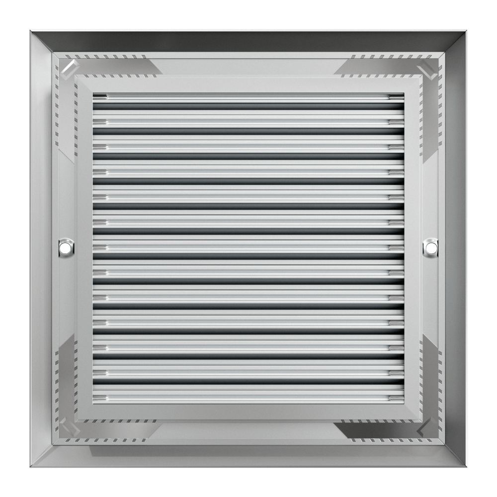 Rear view of a Non-Vision grille by eFans Direct Ltd, showcasing its design and construction for ventilation or aesthetic purposes.