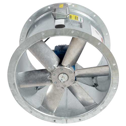 Elta SLC500 Revolution Long Cased Axial Fan Three Phase AC - 500mm - eFans Direct Ltd