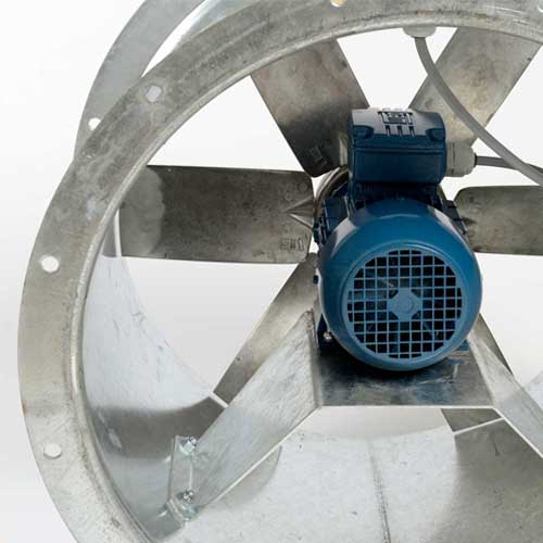Elta SLC500 Revolution Long Cased Axial Fan Three Phase AC - 500mm - eFans Direct Ltd