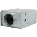 Vent Axia SLP200EC Slimpak EC box roof fan with 200mm diameter, designed for efficient ventilation and airflow.
