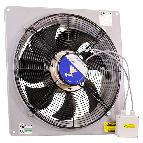 Elta SPA250 Raptor Plate Axial Fan Single Phase AC - 250mm