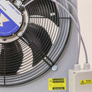 Elta SPA350/4-1AC Raptor axial fan, 350mm single-phase AC industrial fan with metal blades and sturdy frame.
