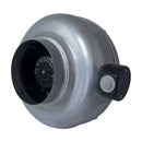 S&P VENT-100NK inline centrifugal duct fan, 100mm diameter, used for ventilation and air circulation in HVAC systems.