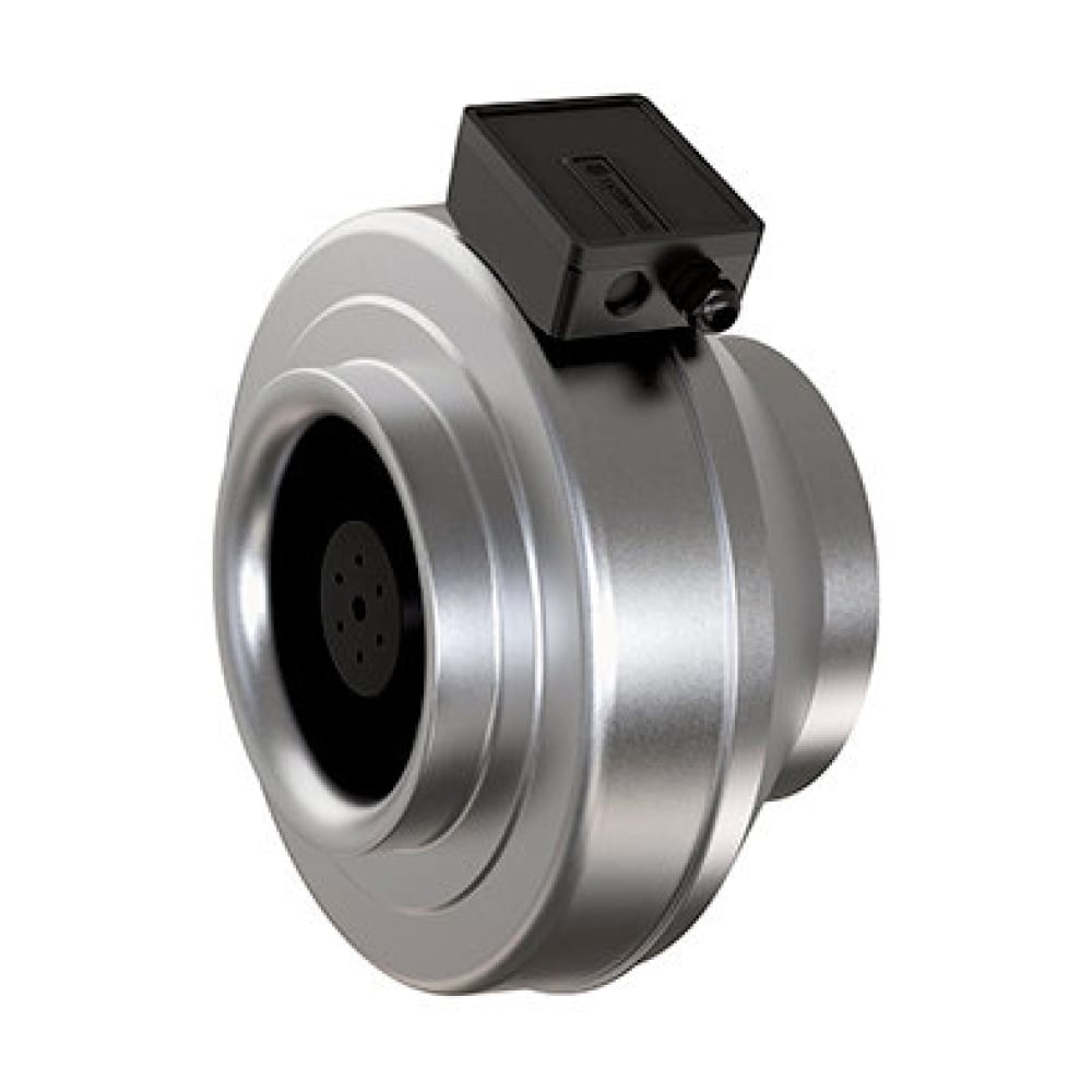 Systemair K200M centrifugal duct fan with 8-inch AC motor, designed for efficient airflow in ventilation systems.