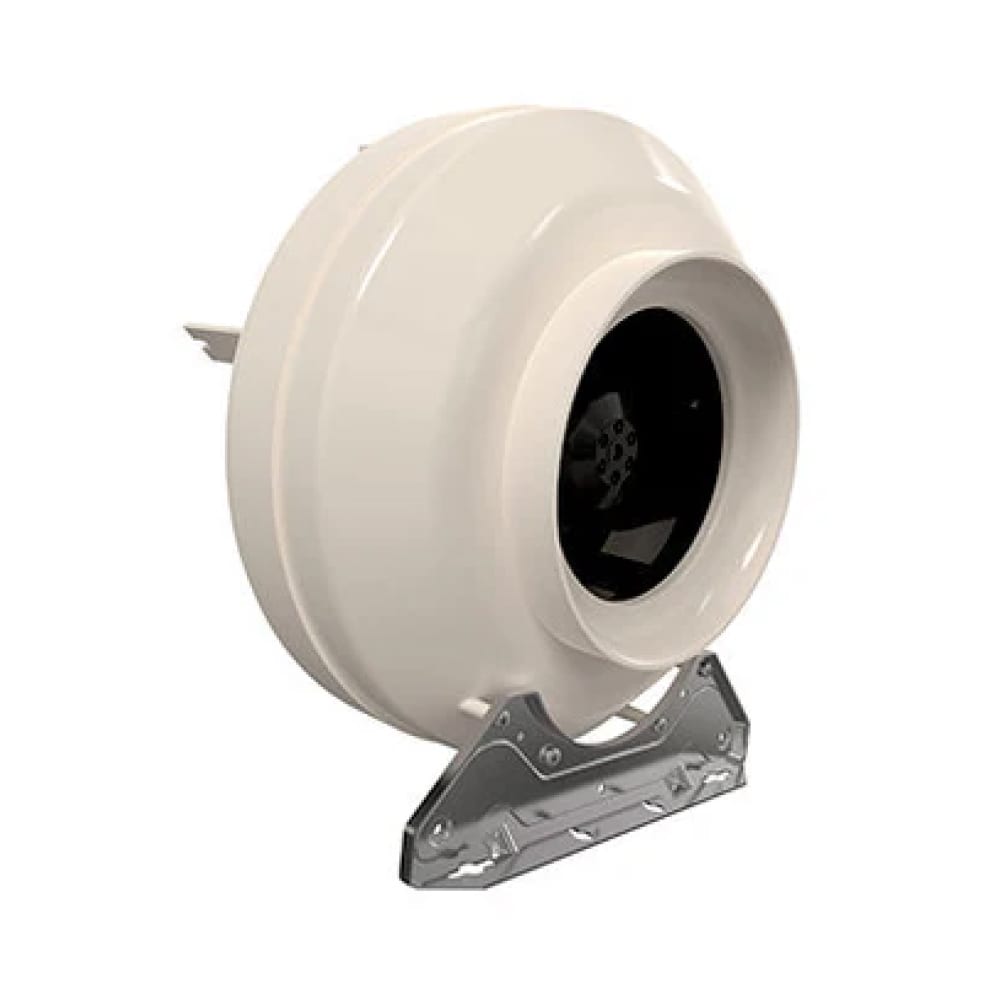Systemair RVK 200E2 duct fan with AC motor, 200mm/8-inch size, designed for ventilation and air circulation.