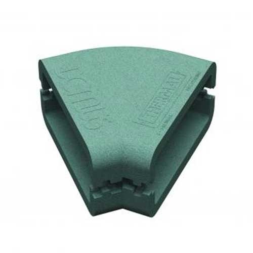 Domus Ventilation thermal supertube insulation 204x60mm with 45º bend for ducting systems, shown in the image.
