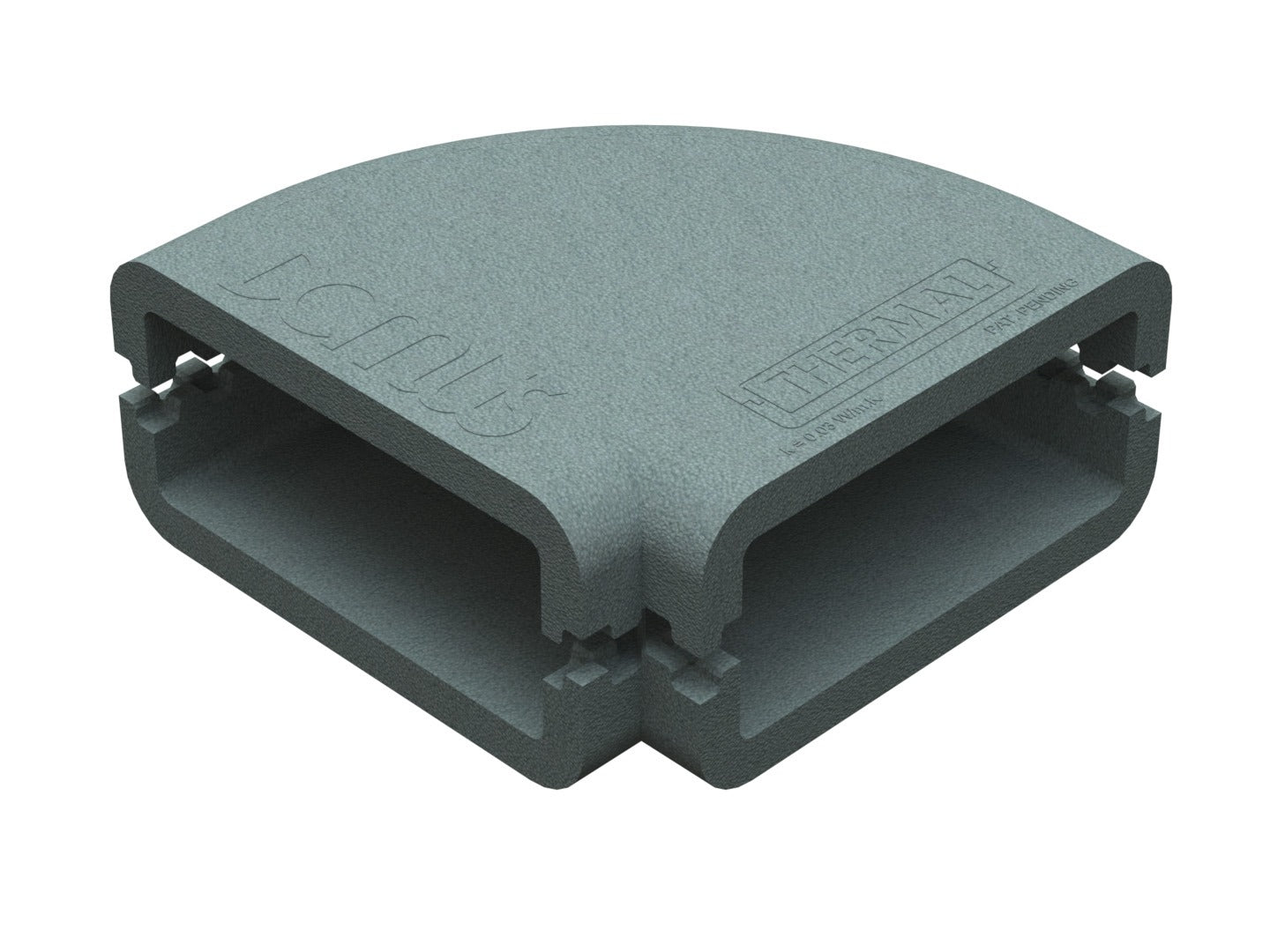 Domus - TS550 Thermal Insulation Shell 90º Bend | eFans Direct Ltd