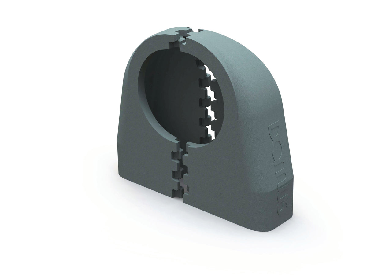 Domus TS961 Megaduct insulation shell for ducting, 220x90mm, with fixed spigot for thermal insulation in ventilation systems
