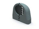Domus TS961 Megaduct insulation shell for ducting, 220x90mm, with fixed spigot for thermal insulation in ventilation systems