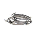 eFans Jubilee Hose Clip 125mm securing ducting with a sturdy metal design, suitable for HVAC and ventilation installations.
