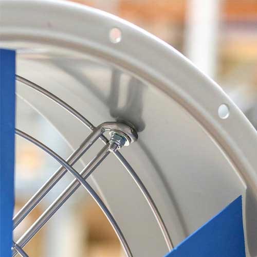 Elta SCD315 cased axial fan, 315mm single-phase AC fan with protective casing, designed for efficient airflow and ventilation.