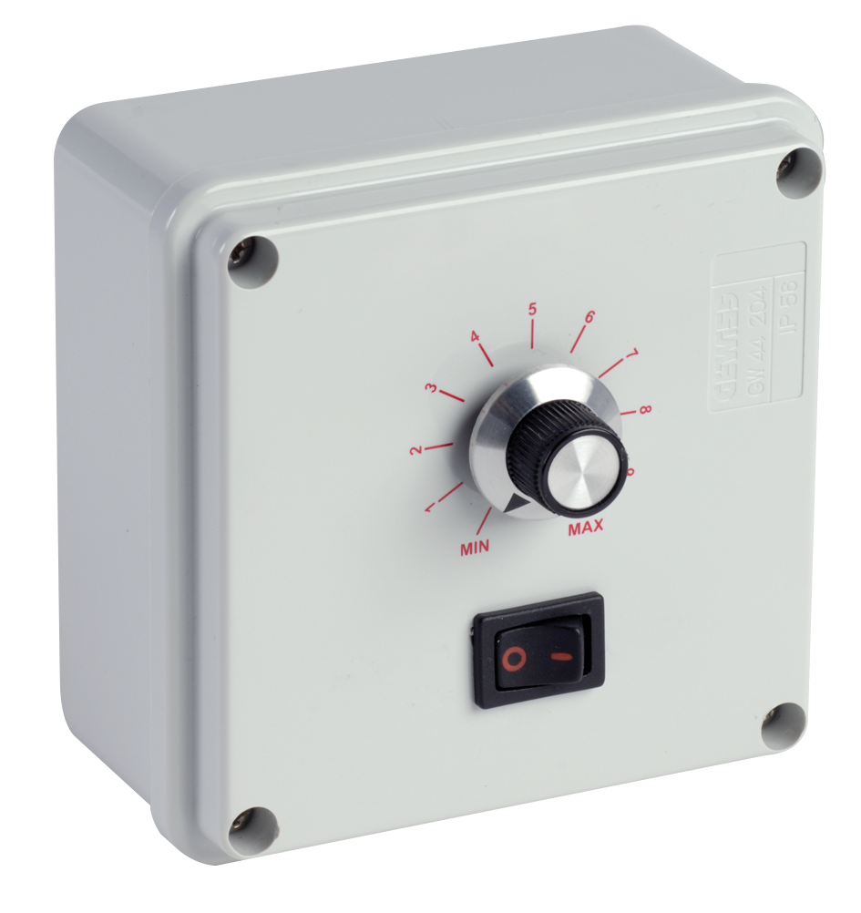 Hydor HFC 6 Amp electronic fan speed controller with rotary speed dial and ON/OFF rocker switch
