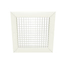 Egg Crate Grille Ceiling or Wall Mounted in White Finish