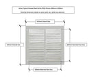 Pressed Steel Grille Wall or Door Mount - eFans Direct Ltd