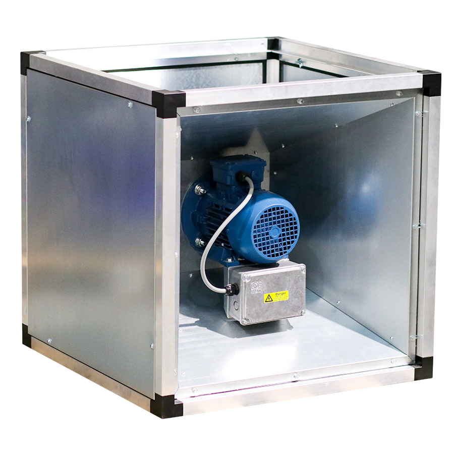 Elta SQUHT82/630-EC-3 Qube High Temperature Centrifugal Box Fan Three Phase EC - 630mm