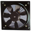 S&P HCBB/4-250 250mm single-phase plate axial fan with metal housing and blades for industrial ventilation.
