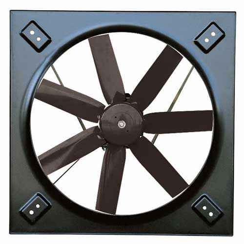 S&P HCBT/4-800/H-AX three-phase 800mm plate axial fan with metal blades and motor housing for industrial ventilation