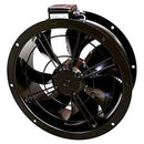 Systemair AR 400E4 Sileo cased axial fan, 400mm single-phase ventilation fan with metal casing for industrial or commercial use.