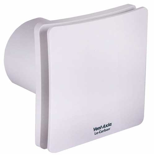 Vent-Axia Lo Carbon Centra T Extractor Fan with Timer 4" 100mm 442954B - eFans Direct Ltd
