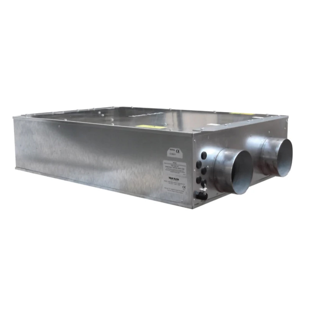 Vent-Axia Lo-Carbon Sentinel Kinetic 200ZH heat recovery unit, horizontal ventilation system with energy-efficient heat exchange.