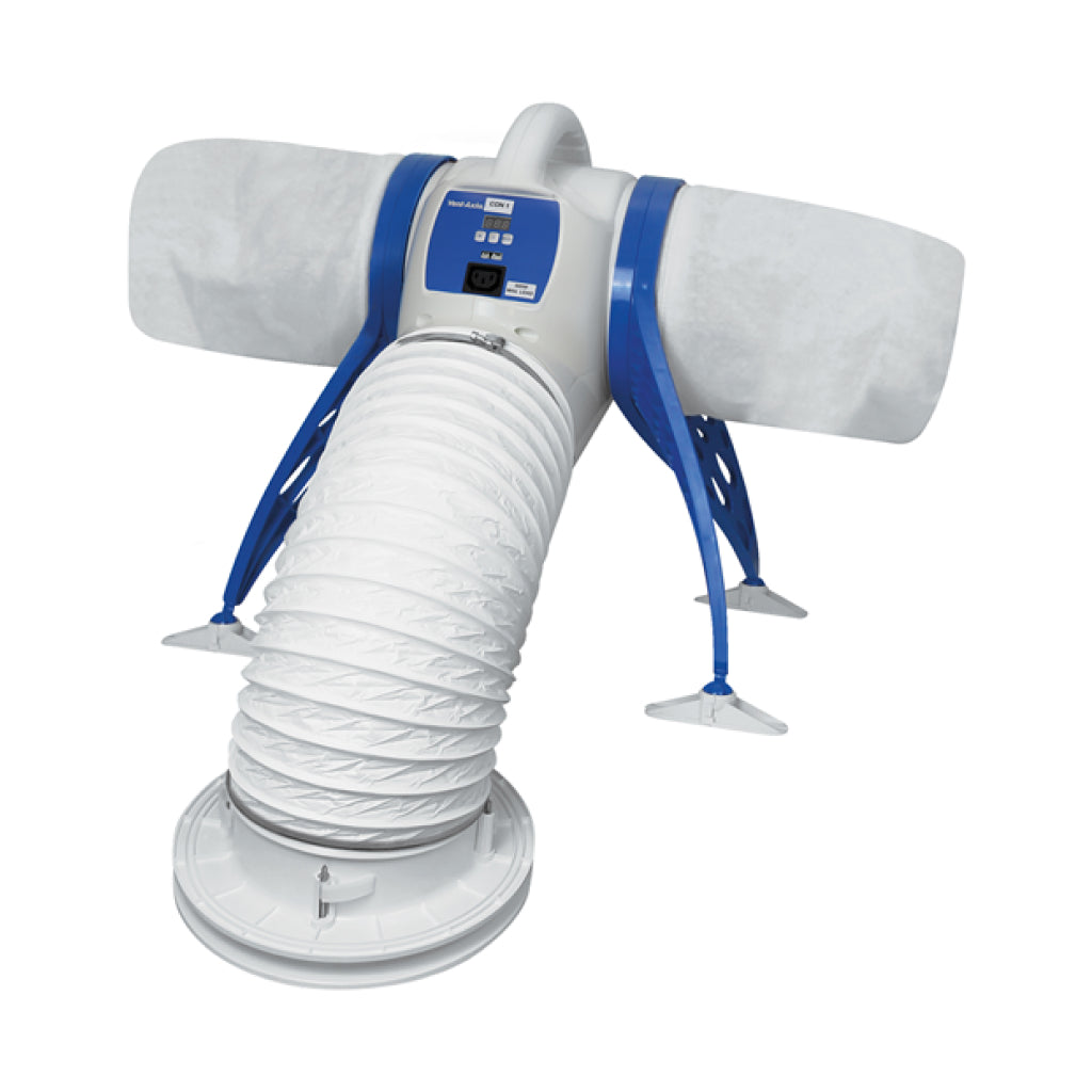 Vent-Axia Pozidry Pro positive input ventilation unit shown without heater for improved indoor air quality.