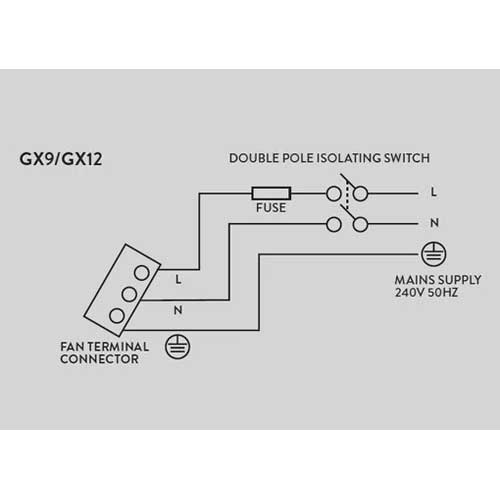 Xpelair GXC9 Window Mounted Fan with Pullcord 89995AW - eFans Direct Ltd