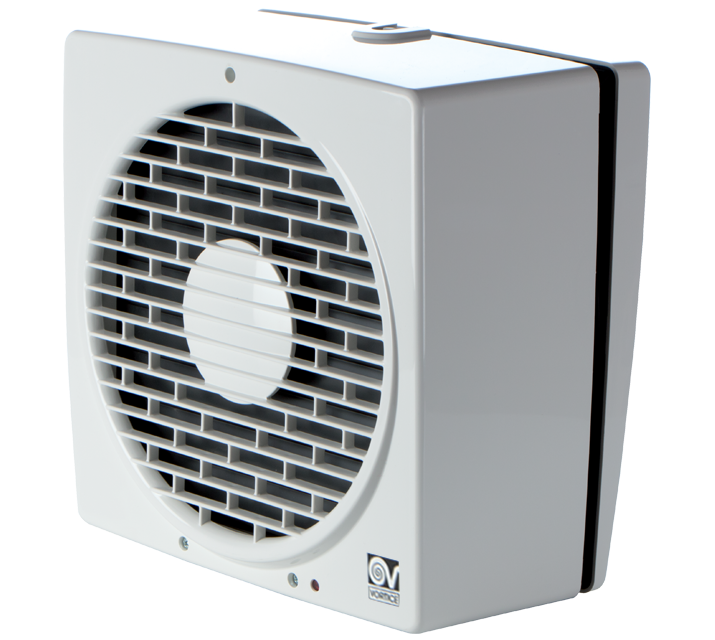 Vortice Vario 150/6" axial window and wall fan, 150mm, auto-reversible for enhanced airflow and ventilation.