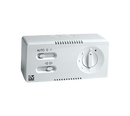 Vortice CR5 5-speed reversible fan controller for HVAC systems, shown in its packaging with control knobs and display.