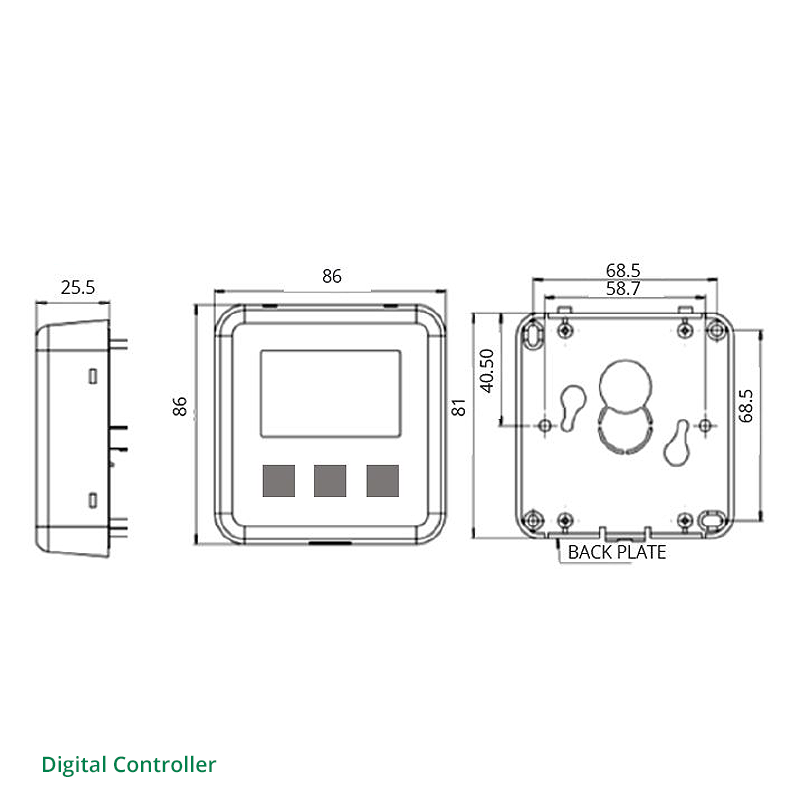 Systemair / Brookvent VTC 1.3+ Lite Digital PCB Controller