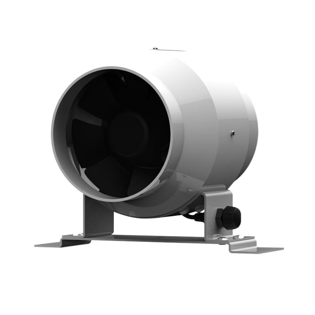 Elta Jetflow SJMF 100 inline mixed flow fan, single phase EC motor, 100mm diameter for efficient ventilation.