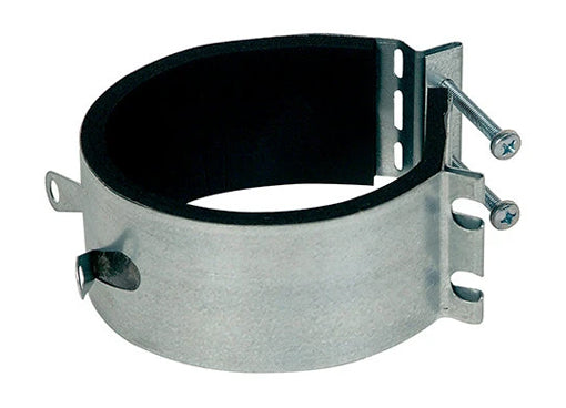 Systemair FK Fast Clamps for circular ducting, stainless steel duct clamps used for secure ventilation duct connections.